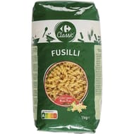 Carrefour classic' pâtes fusilli 1kg