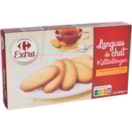 Carrefour extra biscuits langues de chat 200g