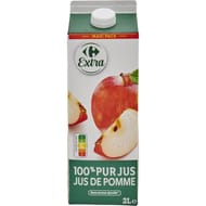 Carrefour extra pur jus de pomme 2l