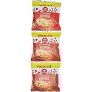 Carrefour classic' cacahuètes grillées salées 3x125g