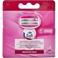 Carrefour soft lames de rasoir perfectissime 6 lames x 3