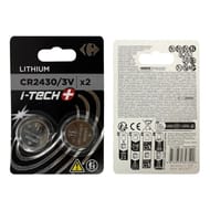 Carrefour 2 piles lithium CR2430 i-tech+
