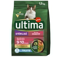 Ultima chats stérilisés sensible 1.5kg