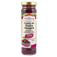La patelière coulis 4 fruits rouges 50% de fruits 165g