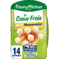 Fleury Michon 14 bâtonnets surimi coeur frais mayonnaise 224g