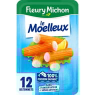 Fleury michon 12 bâtonnets surimi moelleux 180g