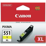 Canon 551 xl cartouche d'encre jaune