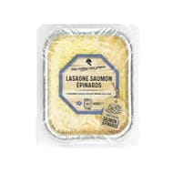 Lasagne au saumon et épinards, 400g