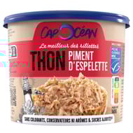 Cap océan rillettes de thon au piment d'Espelette 140g