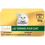 Gourmet gold terrines 4x85g