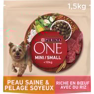 Purina one mini chien peau &pelage boeuf 1,5kg