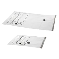 Lot de 2 housses de rangement sous vide tailles s et l