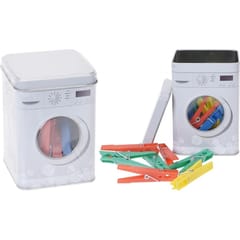 Boîte + 24 pinces à linge
