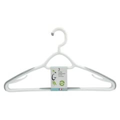 Laguelle cintres bimatière anti-glisse avec crochet tournant lot de 3