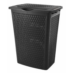 Sundis coffre à linge 50l noir country