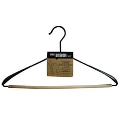 Cintre série design épaulement large métal et bois