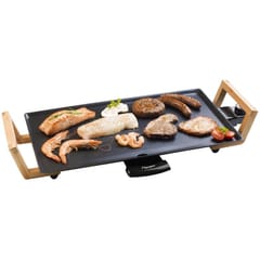 Bestron plancha poignée en bambou ABP602BB