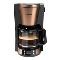 Bestron cafetière programmable cuivré 12 tasses ACM800CO