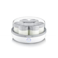 Severin yaourtière 7 pots blanc et gris JG3518