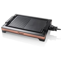 Bestron gril/barbecue de table 2000W design cuivré ABBQ2000CO