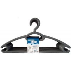 Copefa cintres plastique bleu et gris lot de 20