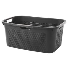 Sundis corbeille à linge 40l noir country