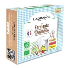 Lagrange ferment pour yaourts vanille / fraise / citron 3x12g 385002