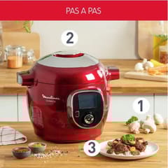 Moulinex Cookeo+ rouge 180 recettes CE85B510