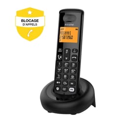 Alcatel téléphone sans fil répondeur E260 VOICE SOLO NOIR