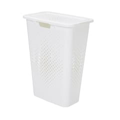 Carrefour Home coffre à linge 40l blanc