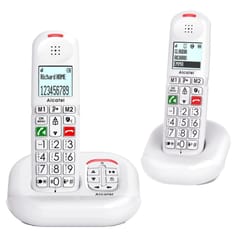 Alcatel téléphone sans fil XL685 VOICE DUO BLANC