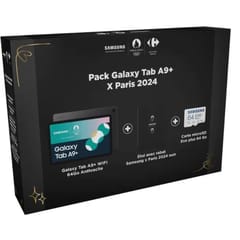 Samsung pack tablette galaxy tab a9+ 11'' 64 go + etui + microsd 64 go samsung