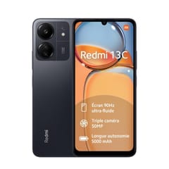 Xiaomi smartphone écran 6.74" REDMI 13C 256GO NOIR