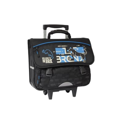 Cartable a roulettes 41cm panthere