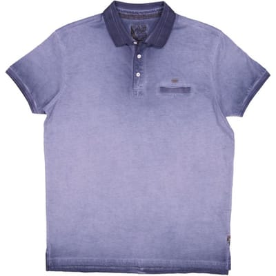 Polo manches courtes homme BLUE S