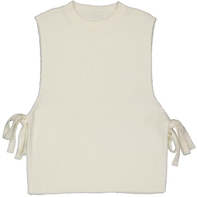 Pull sans manches femme ECRU T38\40