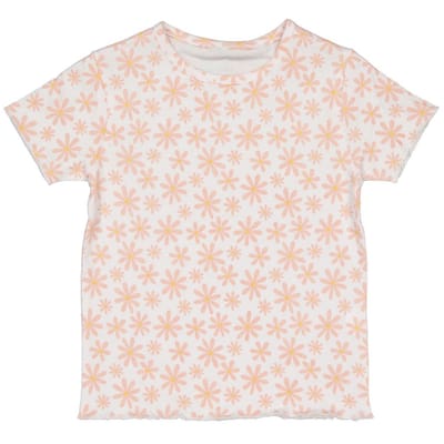 Tee shirt manches courtes fille ROSE PASTEL 14 ANS