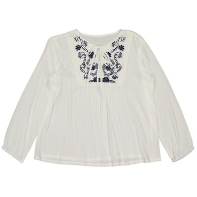 Blouse manches longues femme WHITE T38