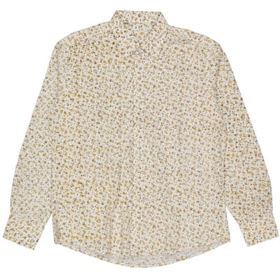 Chemise manches longues aop fleurs homme OCRE L