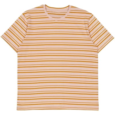 Tee-shirt manches courtes rayé homme ROSE S