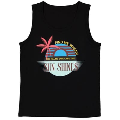 Débardeur homme BLACK XXL