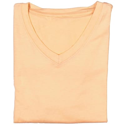 Tee shirt col v manches courtes coul basic gt homme ROSE XXXXL