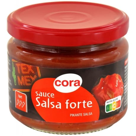Cora sauce salsa forte 315g