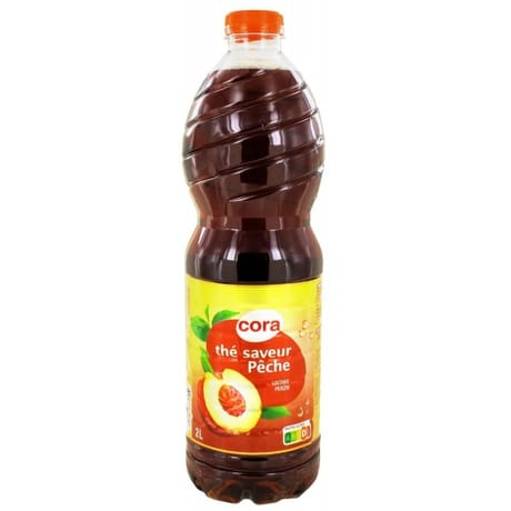 Cora thé pêche 2l