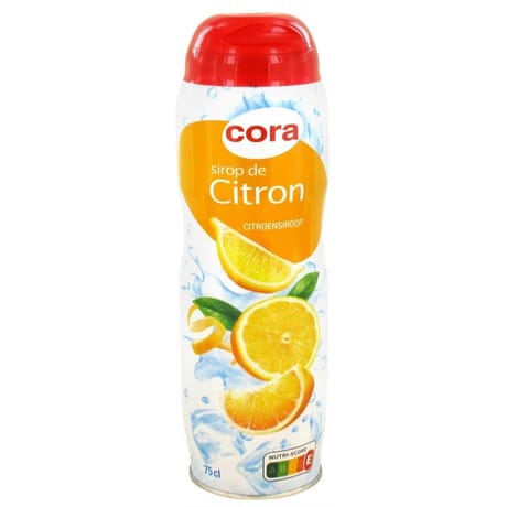 Cora sirop de citron 75cl