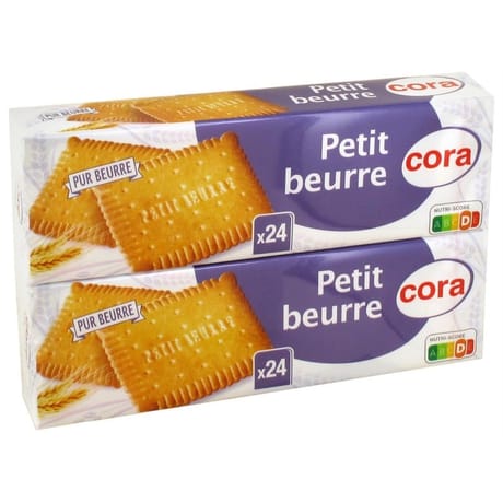 Cora petit beurre 2 x 200g