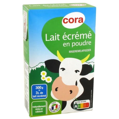 Cora lait écrémé en poudre 300g