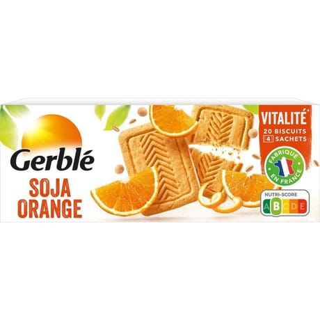 Gerblé biscuits soja orange 280g