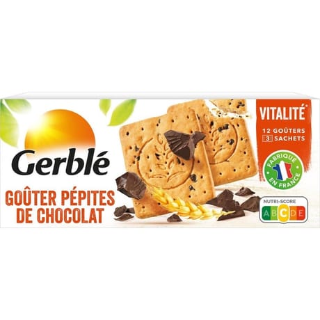 Gerblé goûters pépites de chocolat 250g