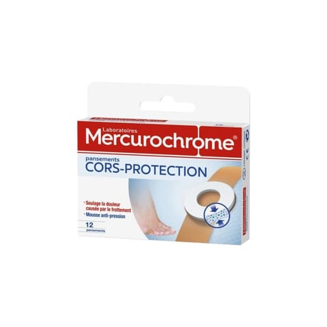 Mercurochrome pansement cors-protection 12 unités